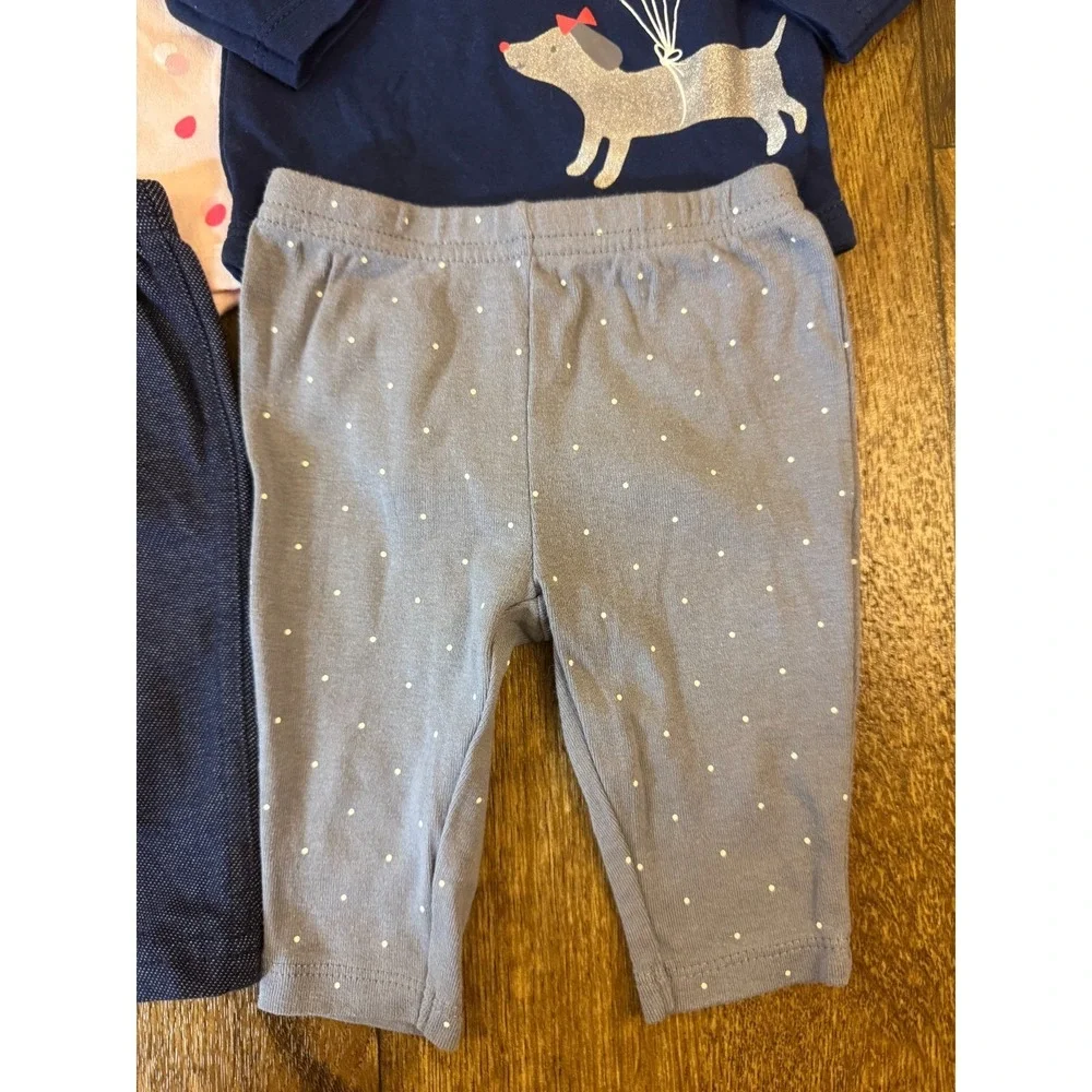 Baby‎ Girl 3 Months Outfits Pants Bodysuits Shirts Long Sleeve Clothes Lot Dog